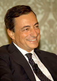 Φωτογραφία του Mario Draghi, Προέδρου της Ευρωπαϊκής Κεντρικής Τράπεζας
