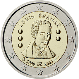 Face comemorativa da moeda de €2