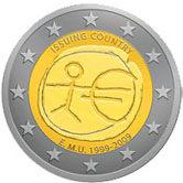 Moneta o nominale 2 € - strona okolicznościowa