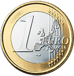 €1 common side