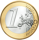 1 euron kolikon yhteinen puoli
